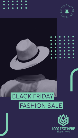 Black Friday Fashion Sale Facebook story