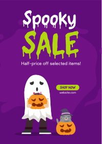 Halloween Discount Flyer Design
