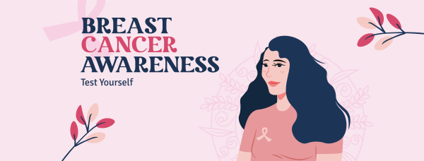 Breast Cancer Campaign Facebook Cover Design Image Preview