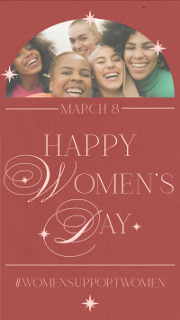 Modern Nostalgia Women's Day Facebook story Image Preview