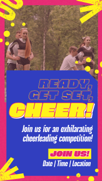 Modern Cheer Competition Instagram Reel Design