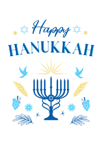 Hanukkah Menorah Poster Image Preview