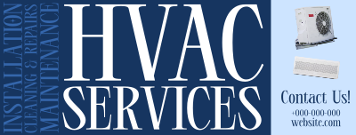 Editorial HVAC Service Facebook cover Image Preview