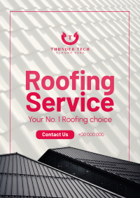 Roofing Service Poster Image Preview