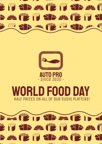 World Food Day for Seafood Restaurant Flyer Image Preview