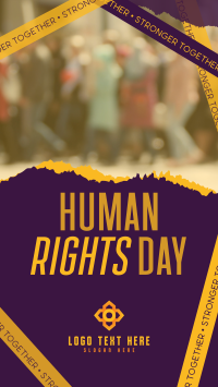 Advocates for Human Rights Day TikTok Video Design