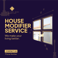 House Modifier Service Instagram Post Design