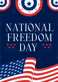 Freedom Day Celebration Poster Image Preview