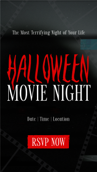 Halloween Movie Night Instagram Reel Preview