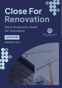 Temporary Home Renovation Flyer Preview