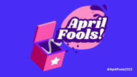 April Fools Surprise Zoom Background Design