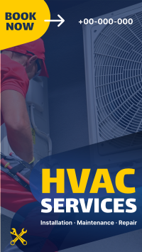 HVAC Services Facebook Story Design