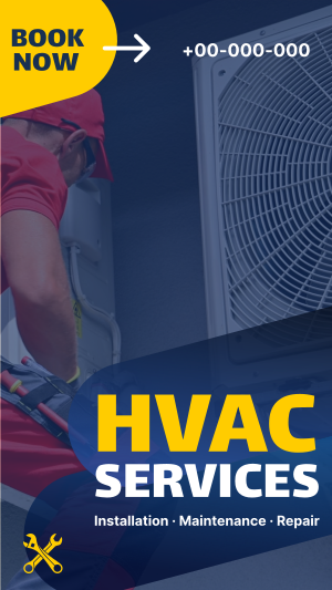 HVAC Services Facebook story Image Preview