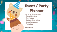 Kids Party Facebook event cover Image Preview
