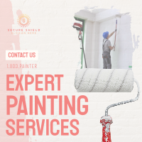 Painting Service Brush Instagram Post Design
