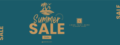 Island Summer Sale Facebook cover Image Preview