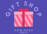 Retro Gift Shop Postcard Image Preview