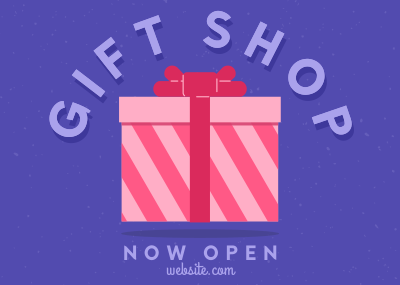 Retro Gift Shop Postcard Image Preview