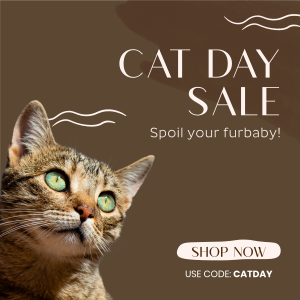 Cat Day Sale Instagram post