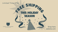 Enjoy New Year Shipping Facebook Event Cover Design