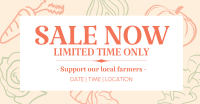 Farmers Market Sale Facebook Ad Design