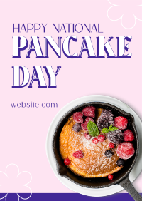 Yummy Pancake Poster Design