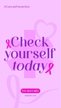 Cancer Prevention Check Instagram Reel Design