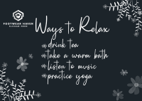 Ways to relax Postcard Image Preview