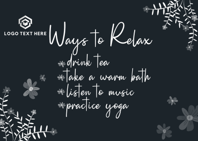 Ways to relax Postcard Image Preview