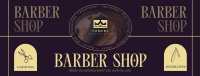 Rustic Barber Shop Facebook Cover Design