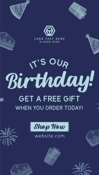 Business Birthday Promo YouTube short Image Preview