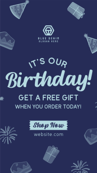 Business Birthday Promo YouTube Short Design