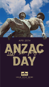 Anzac Day Soldiers YouTube short Image Preview