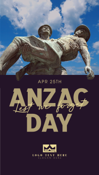 Anzac Day Soldiers YouTube Short Image Preview