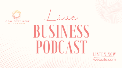 Corporate Business Podcast Facebook event cover Image Preview