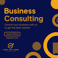 Abstract and Shapes Business Consult Instagram Post Design