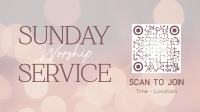 Sunday Worship Gathering Facebook Event Cover Design