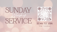 Sunday Worship Gathering Facebook Event Cover Image Preview