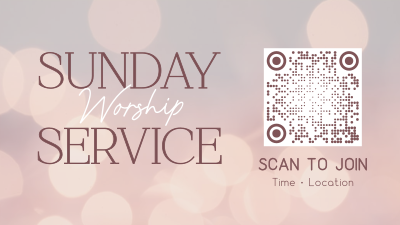 Sunday Worship Gathering Facebook event cover Image Preview