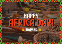 Africa Day Commemoration  Postcard Image Preview