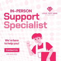 Tech Support Specialist Instagram post Image Preview