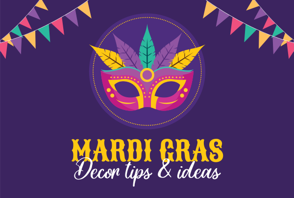 Mardi Gras Festival Pinterest Cover Design