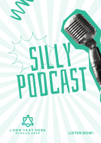 Silly Podcast Poster Design