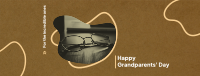 Grand Parent's Day Reading Glass Facebook Cover Design