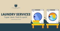 Laundry Services Facebook Ad Design
