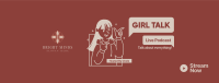 Girl Talk Facebook Cover Design