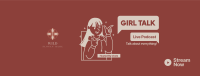 Girl Talk Facebook cover Image Preview