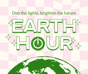 Earth Hour Retro Facebook post Image Preview