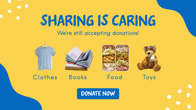 Sharing is Caring Facebook event cover Image Preview