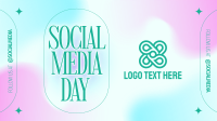 Minimalist Social Media Day Facebook event cover Image Preview